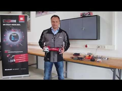 Schulungsvideo Einhell TE-AG 18 Li Akku-Winkelschleifer (Power X-Change)