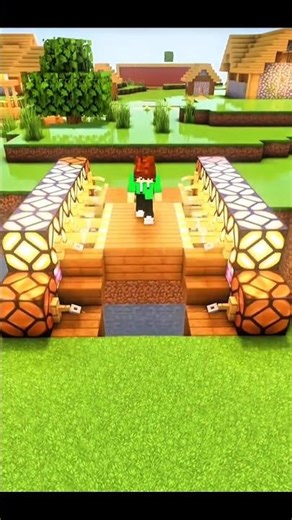 How To Make Auto Bridge In Minecraft #minecraft #shorts