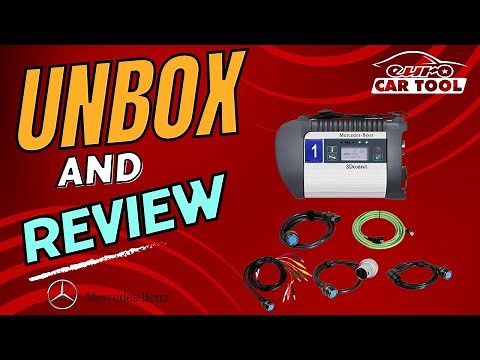 Unbox And Review SD CONNECT C4 DOIP Mercedes Star | Car Diagnostic Scanner | EUROCARTOOL.COM