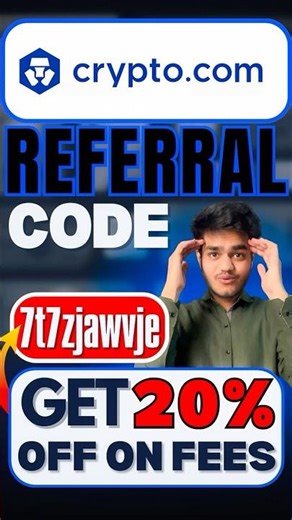 Crypto.com Referral Code : (7t7zjawvje) Flat 20% Off On Trading Fees | Crypto.com Invite Code