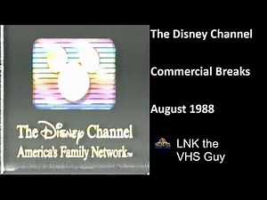 The Disney Channel Commercials | 8/28/1988