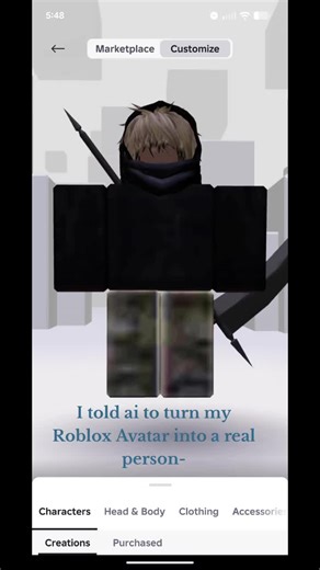 Transforming Roblox Avatars into Realistic Characters