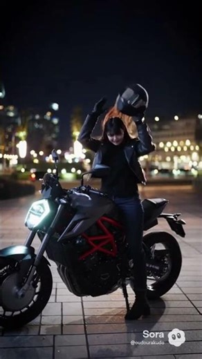 #ai 前輪にモーターを搭載したハイブリッド2ＷＤバイク。