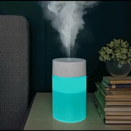 7-Color Glow Humidifier for Relaxing Desk Setup