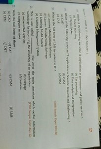 Session 1: WHAT IS IT - ITeS INDUSTRY ?Which of the following... | Filo