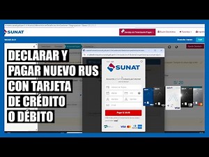 How to File and Pay the New RUS at SUNAT | With Credit or Debit Card | Easy and Fast