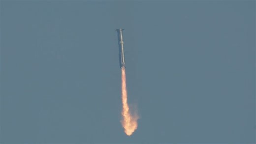 Video: SpaceX's Super Heavy rocket soft lands in ocean, explodes