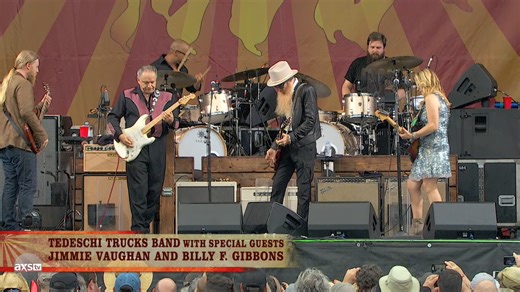85K views · 1.9K reactions | Tedeschi Trucks Band teams up with blues legends Billy Gibbons and Jimmie Vaughan for a powerful rendition of "Living in the Palace of the King." | AXS TV | Facebook