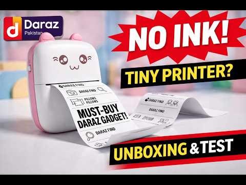 This Printer Prints WITHOUT Ink 😳 Daraz Unboxing Under 5k | Review & Test