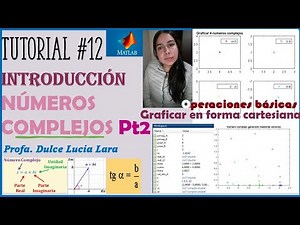 Tutorial 12: Matlab | Operaciones básicas y gráficas de Números Complejos