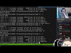 Tsoding on Twitch | Programming Turing Machine in D | Friday One-Off Stream