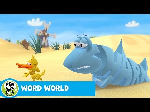 WORD WORLD | Duck Tells Shark a Joke | PBS KIDS