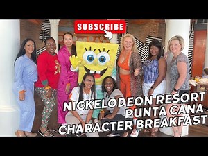 Nickelodeon Resort Punta Cana Character Breakfast | Pajama Jam | #triniyoutuber #puntacana