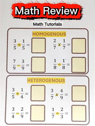 Operations on fraction ‼️💯 #mathmadeeasy #MathMadeSimple #MathChallenge2025 #Math #mathtechnique #MathTrick #mathskills | Math Tutorials