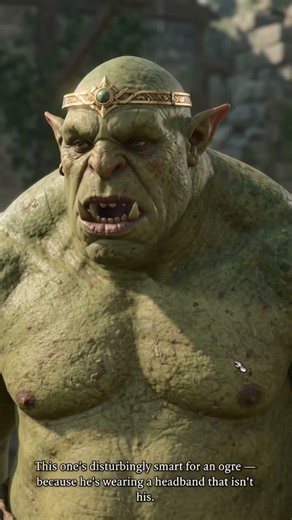 This BG3 Ogre Gives You a Horn That Summons Him Into Battle 🐺📯 #BaldursGate3 #HiddenQuests