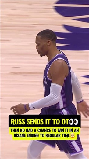 KD had a chance to RUIN Russ Moment😭