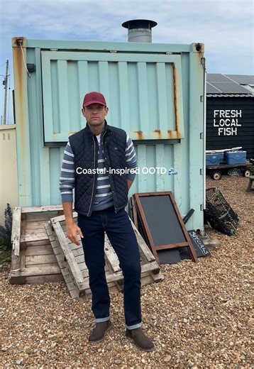 Channelling the spirit of the coast, one Crew outfit at a time 🌊 #CrewClothing #staywild #autumn25 #mensoutfit