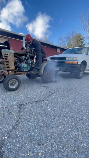 Turbo tractor burnout