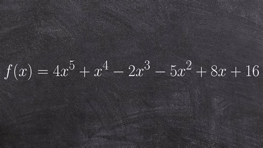 How to use the rational zero test to find all of the possible rational roots