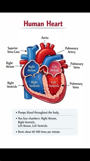 HumanHeart​#Cardiology​#Anatomy​#CirculatorySystem​#BiologyFacts​#HeartHealth​#MedicalScience​