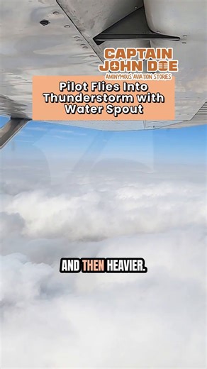 E17: A SCARY moment for this pilot flying right next to a water spout and being aggressively tossed around in a storm in a small plane. ️⛈️ Episode 17 spills all the details and shares how this pilot can only describe it as flying with his Guardian Angel that day 諾 -- ✈️️ #scaryflight #thunderstorms #emergencylanding #airforcebase #pilot | Captain John Doe Podcast | Facebook