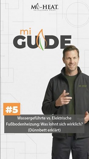 Water-based vs. electric underfloor heating: Which is really worth it? | Mi-Guide #5