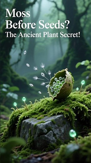 Moss Before Seeds? The Ancient Plant Secret! #shorts #facts