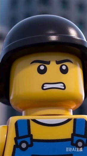 Lego man fighting alien invasion #biggest #lego