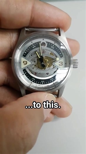 Steel case for Swatch Automatic. #swatch #onlythewatchhead