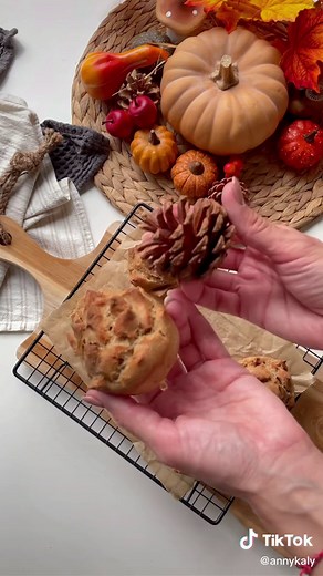 Autumn Pine Cone Bread Rolls Recipe