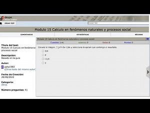 Modulo 15 Calculo en fenómenos naturales y procesos social| Calcula la integral (x2+3x-1)dx