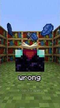 YOU’RE ENCHANTING WRONG #minecraft #minecraftguide #minecraftbeauty