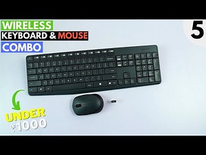 Top 5 Best Wireless Keyboard And Mouse Combo Under 1000🔥Wireless Keyboard & Mouse Combo in 2025