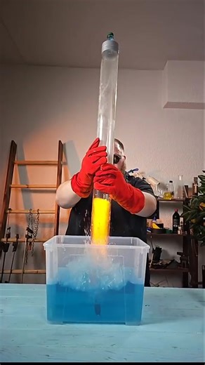 447K views · 1.7K reactions | Just a Cool Physics Experiment: Pumping Water with an Explosion | MuchBlast | Facebook