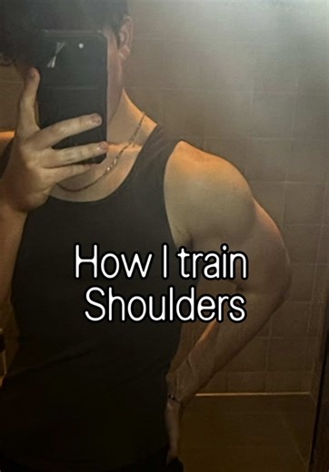 Shoulders: Lateral Raises, Shoulder Press, Cable Rear Delt Fly #gym #push #pull #gymtok #hungryanimal