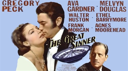 The Great Sinner (1949) Gregory Peck, Ava Gardner, Melvin Douglas