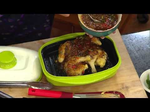 Rangemate 3 pc set Nonstick Microwave Grill Pan with Albany Irvin