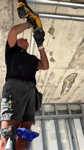 Several installation methods for assembling the structural framework of a PVC ceiling with steel bar