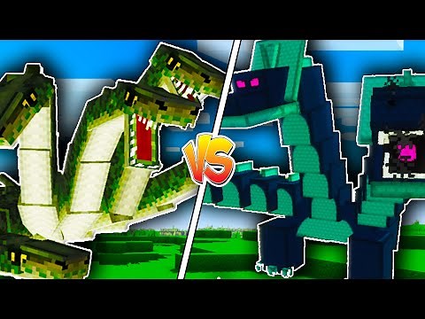HYDRA VS HYDRA | Minecraft MOB BATTLE | ICE & FIRE VS TWILIGHT FOREST
