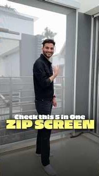 Zip Screen l Zip Screen For Balcony Balcony Makeover Balcony Decorating Ideas #interiordesign