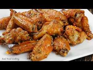 How to Make Garlic Butter Wings - Crispy Baked Chicken Wings Recipe