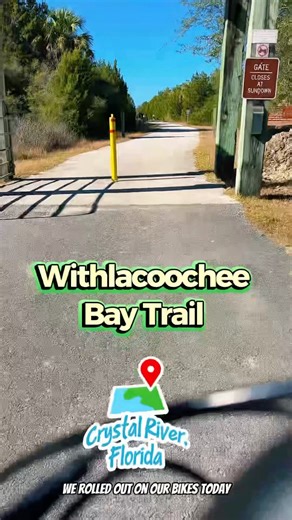 Bike Ride on the Withlacoochee Bay Trail | Crystal River Florida Adventure #bike #fyp #shorts