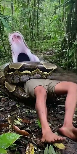 Python Swallows Man ALIVE 😱