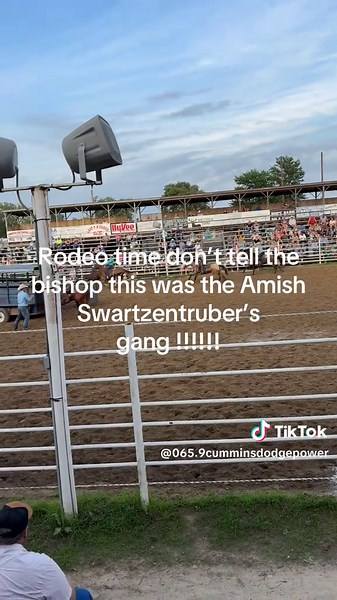 Great night at the rodeo let’s go @Rudy Swartz #amish #examish #rodeotok