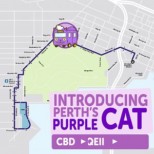 153K views · 10K reactions |  Perth's free CAT bus network is expanding, with a new Purple CAT route from the city to UWA via Perth Children's Hospital and Sir Charles Gairdner Hospital - starting February next year! | Mark McGowan | Facebook