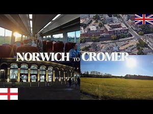 Norwich to Cromer Train Journey | Stunning Drone Footage of & Scenic Norfolk Countryside