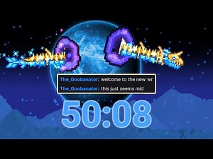 Terraria - Classic Moon Lord Speedrun 50:08 (Random Seed, NMA) [FWR]