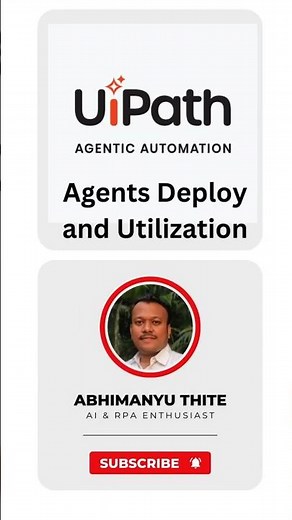 #uipath #coded #agent Deployment