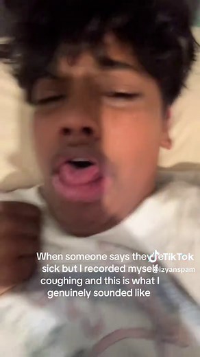 Coughing Hilariously While Sick: A Funny Moment