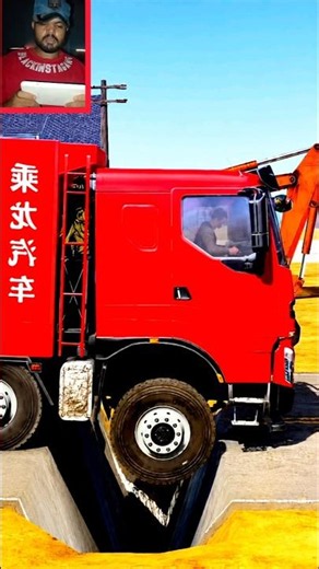 truck V's mudrunner almost game #mudrunner #snowrunner #simulation #truck #shorts ##automobile